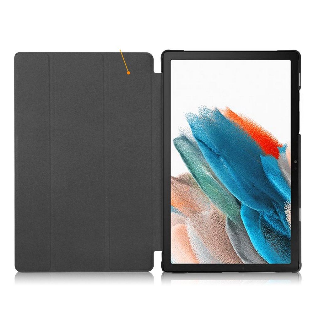 Case for Samsung Galaxy Tab A8 10.5 (2021), Tech-Protect, SmartCase Sad Cat, Multicolor