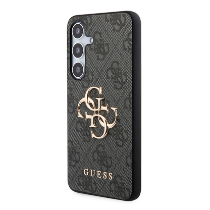 Coque pour Samsung Galaxy S24+ S926, Guess, 4G Big Logo, Noire, Reconditionnée