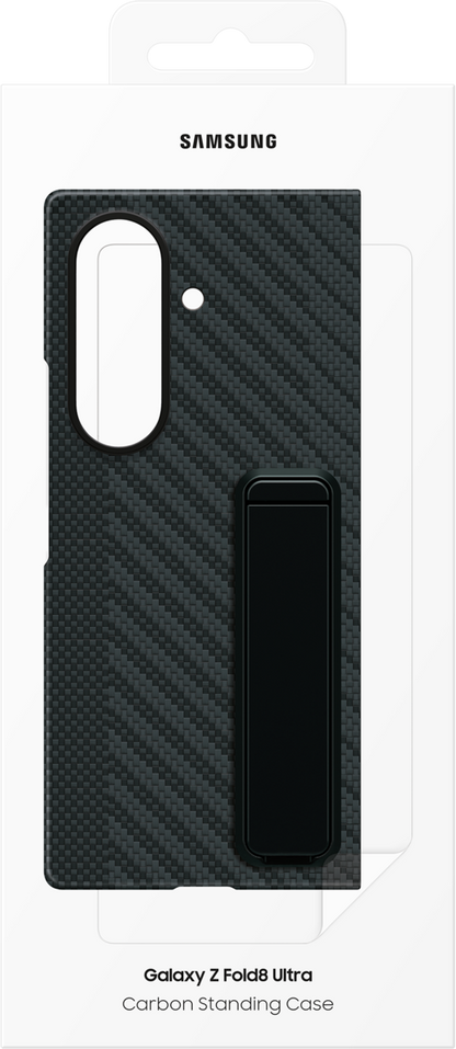 Coque pour Samsung Galaxy Z Fold8 Ultra F976, Carbon Standing, Noire EF-XF976SBEGWW