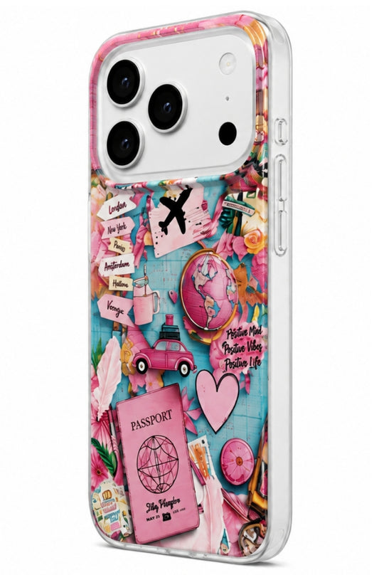 Case for Samsung Galaxy A07 / A07 4G A075, Perfect Case, Dreamora Pink Flight, Multicolor