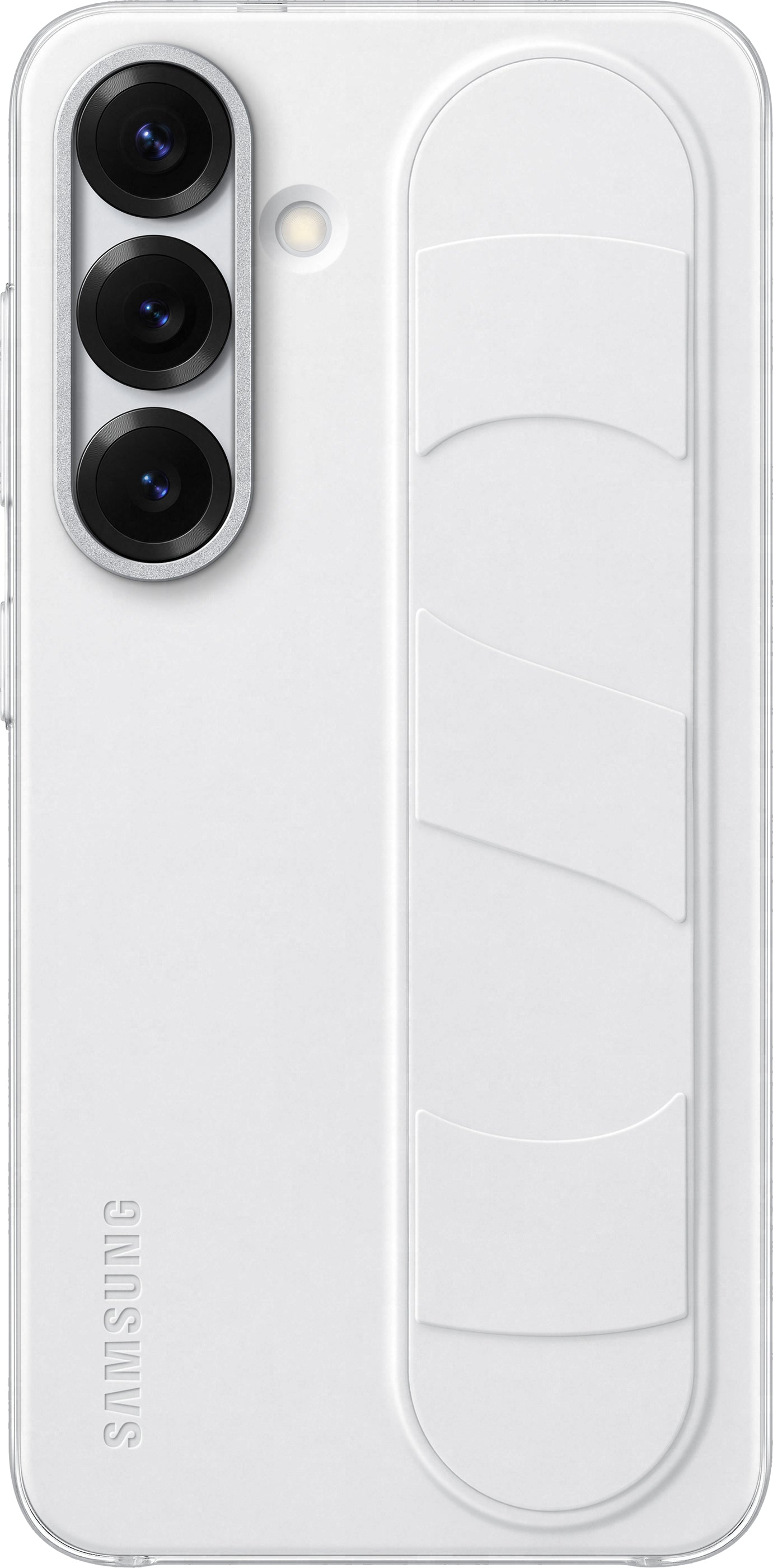 Étui pour Samsung Galaxy S25 S931, Standing Grip, Blanc EF-GS931CWEGWW