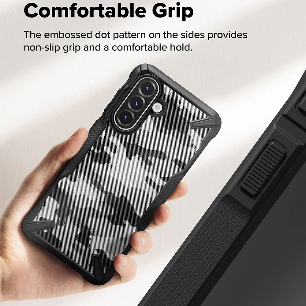 Étui pour Samsung Galaxy A56 A566 / A36 A366, Ringke, Fusion X Camo, Noir