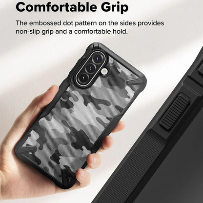 Étui pour Samsung Galaxy A56 A566 / A36 A366, Ringke, Fusion X Camo, Noir