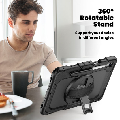 Coque pour Samsung Galaxy Tab S11, Tech-Protect, Solid360, Noire
