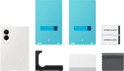 Coque pour Samsung Galaxy Z Fold8 F971, Silicone Magnet Case, Blanc EF-EF971CWEGWW