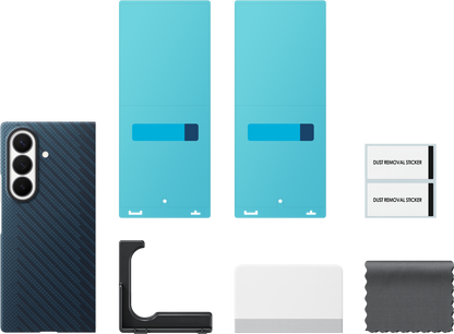 Coque pour Samsung Galaxy Z Fold8 Ultra F976, Carbon Magnet Case, Bleu marine EF-KF976SNEGWW