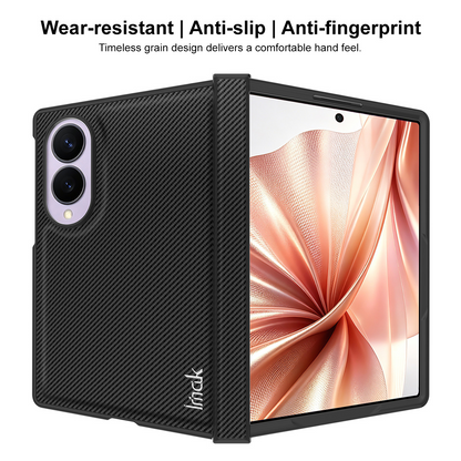 Coque pour Samsung Galaxy Z Fold8 F971, Imak, Carbone, Noire