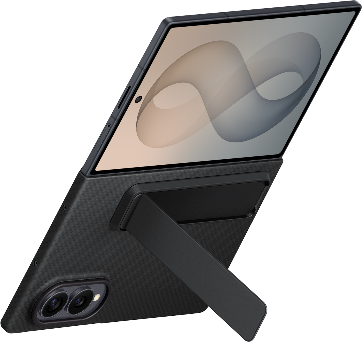 Case for Samsung Galaxy Z Fold8 F971, Carbon Standing, Black EF-XF971SBEGWW