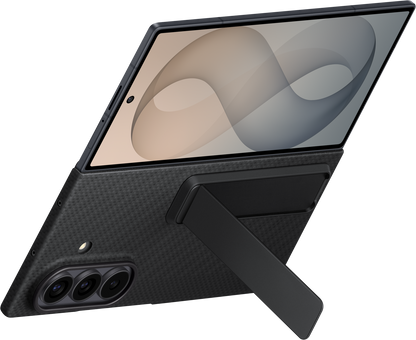 Coque pour Samsung Galaxy Z Fold8 Ultra F976, Carbon Standing, Noire EF-XF976SBEGWW
