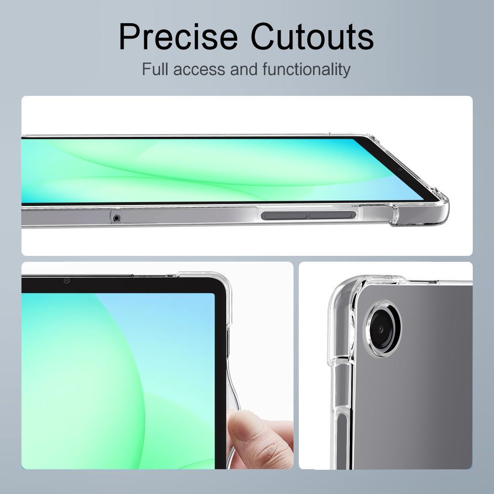 Étui pour Samsung Galaxy Tab A11 / Tab A9, Tech-Protect, Flexair, Transparent