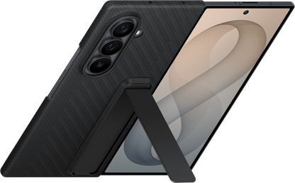 Coque pour Samsung Galaxy Z Fold8 Ultra F976, Carbon Standing, Noire EF-XF976SBEGWW