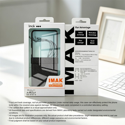 Case for Samsung Galaxy Z Flip8 F776, Imak, Carbon, Black