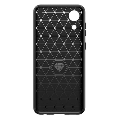 Coque pour Samsung Galaxy A03 Core A032, Techsuit, Carbone, Noire
