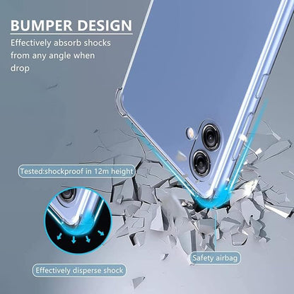 Case for Samsung Galaxy A04e A042 / M04 M045, Techsuit, Shockproof Clear, Transparent