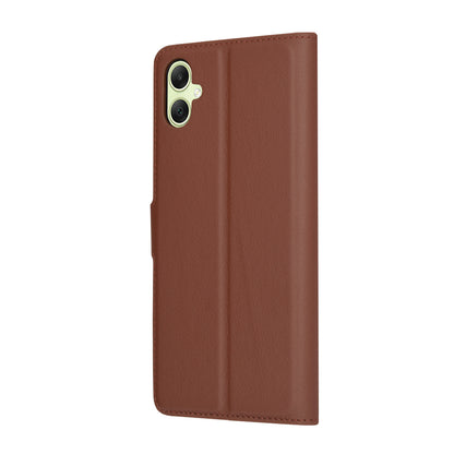 Case for Samsung Galaxy A05 A055, Techsuit, Leather Folio, Brown