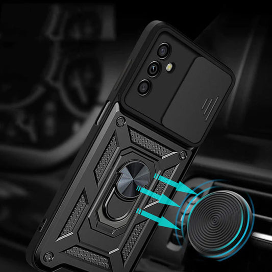 Coque pour Samsung Galaxy A05s A057, Techsuit, CamShield, Noire