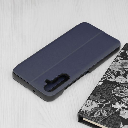 Coque pour Samsung Galaxy A05s A057, Techsuit, eFold, Bleu Foncé