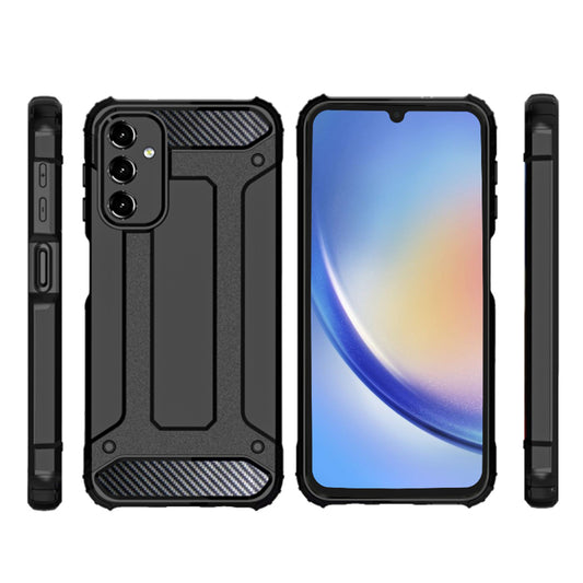 Coque pour Samsung Galaxy A05s A057, Techsuit, Hybrid Armor, Noire