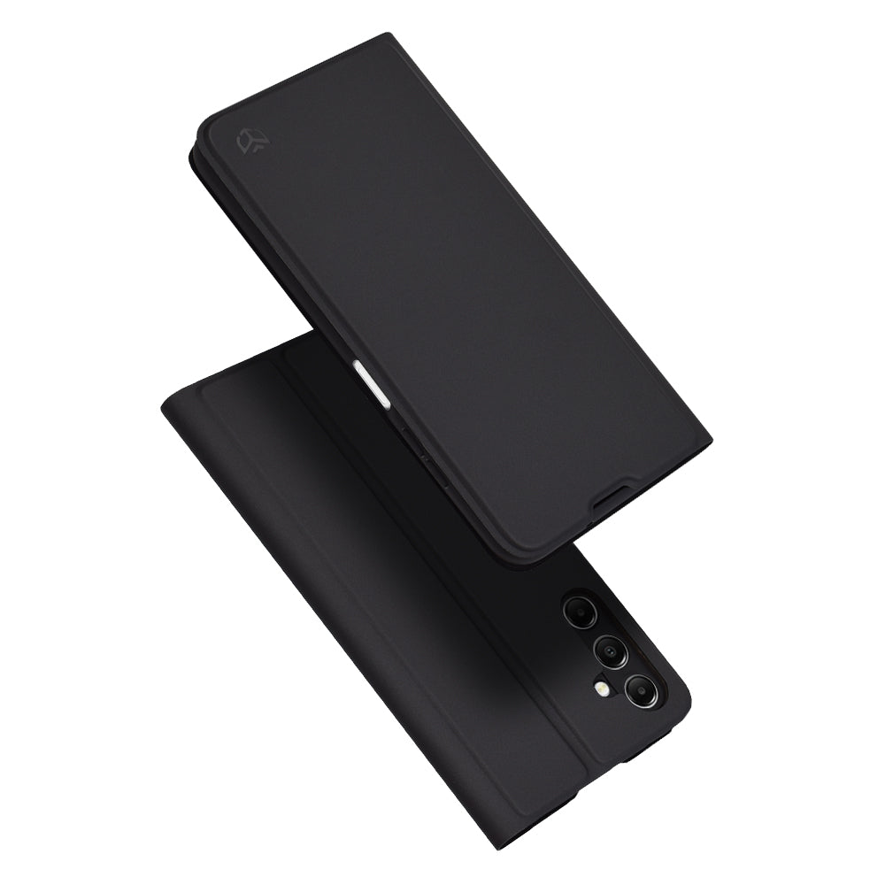 Coque pour Samsung Galaxy A05s A057, Techsuit, Magskin Book, Noire