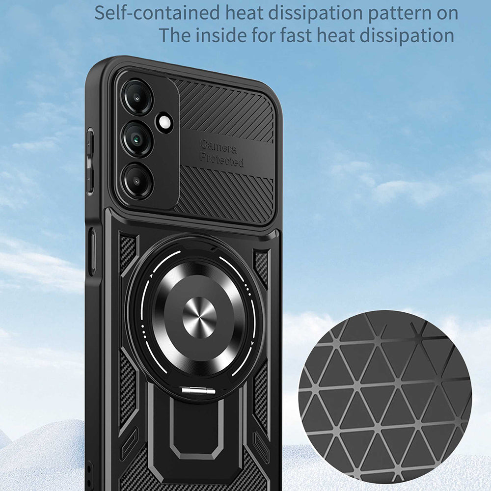 Case for Samsung Galaxy A05s A057, Techsuit, RuggedCam, Gray
