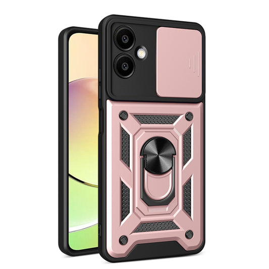 Coque pour Samsung Galaxy A06 A065, Techsuit, CamShield, Rose
