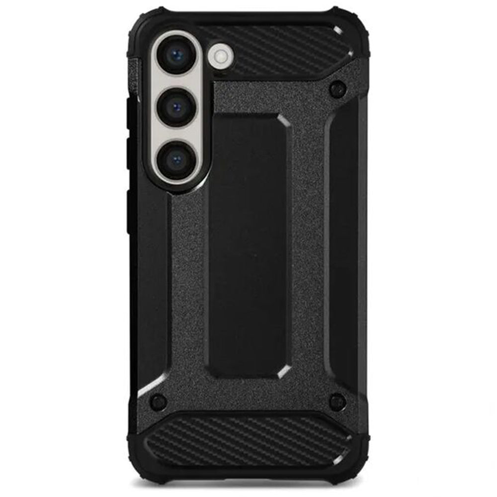 Coque pour Samsung Galaxy A06 A065, Techsuit, Hybrid Armor, Noire
