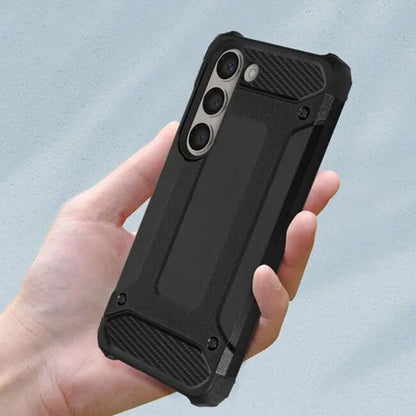 Coque pour Samsung Galaxy A06 A065, Techsuit, Hybrid Armor, Noire