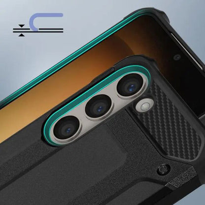 Coque pour Samsung Galaxy A06 A065, Techsuit, Hybrid Armor, Noire