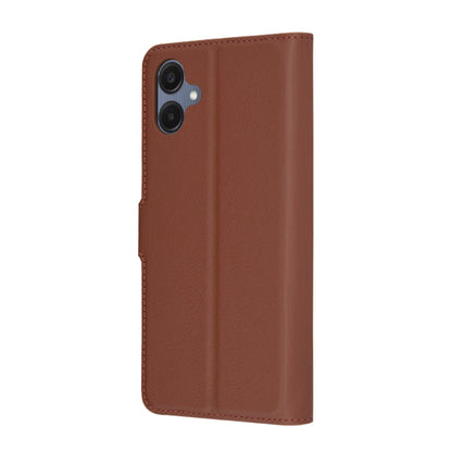 Case for Samsung Galaxy A06 A065, Techsuit, Leather Folio, Brown