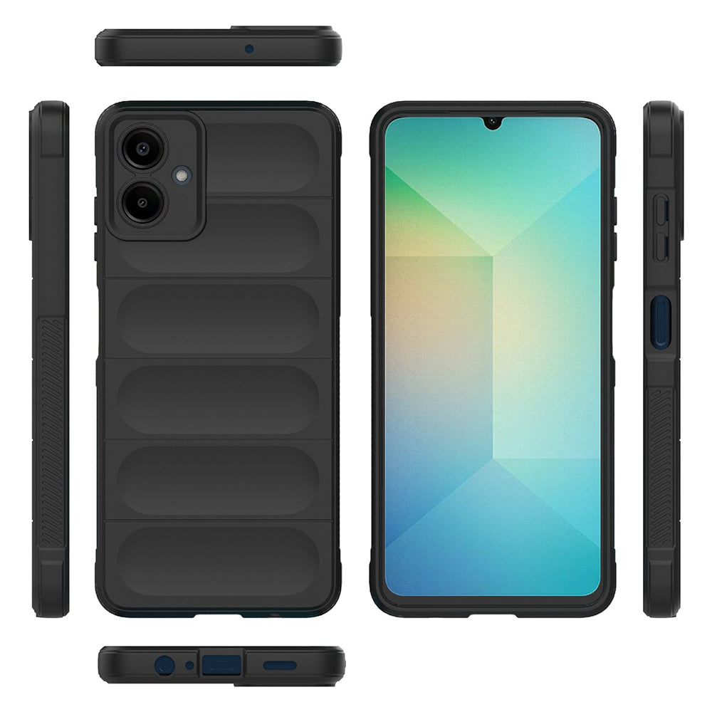 Coque pour Samsung Galaxy A06 A065, Techsuit, Magic Shield, Noire