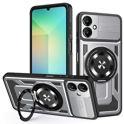 Coque pour Samsung Galaxy A06 A065, Techsuit, RuggedCam, Gris
