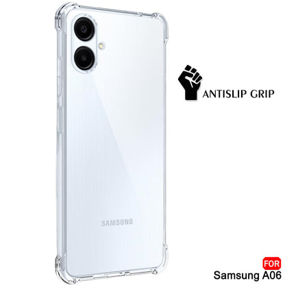 Case for Samsung Galaxy A06 A065, Techsuit, Shockproof Clear, Transparent