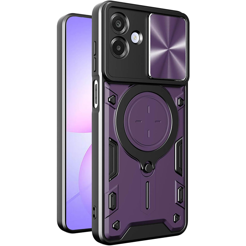 Coque pour Samsung Galaxy A07 4G A075, Techsuit, CamGuard Pro, Violet