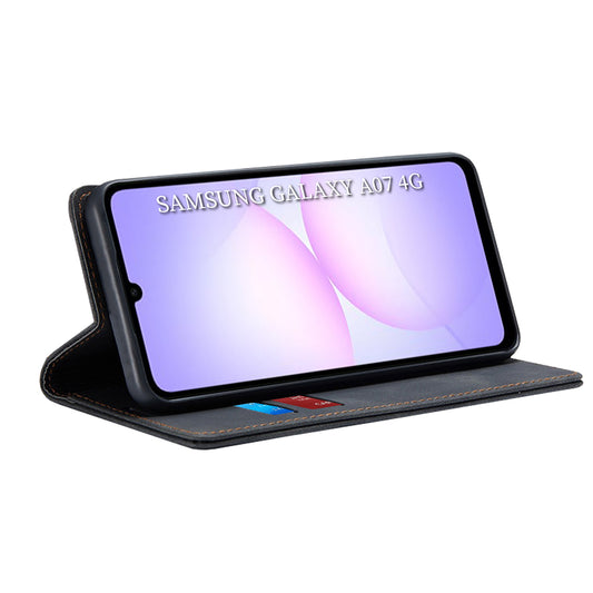Coque pour Samsung Galaxy A07 4G A075, Techsuit, Confy, Noire