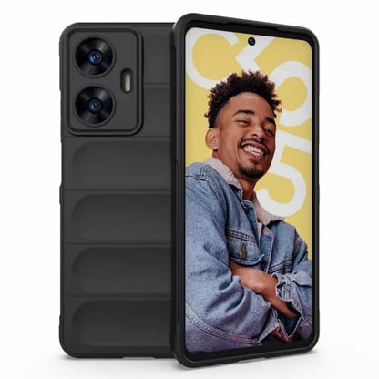 Coque pour Samsung Galaxy A07 4G A075, Techsuit, Magic Shield, Noire