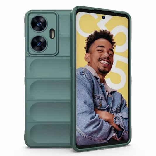 Coque pour Samsung Galaxy A07 4G A075, Techsuit, Magic Shield, Vert