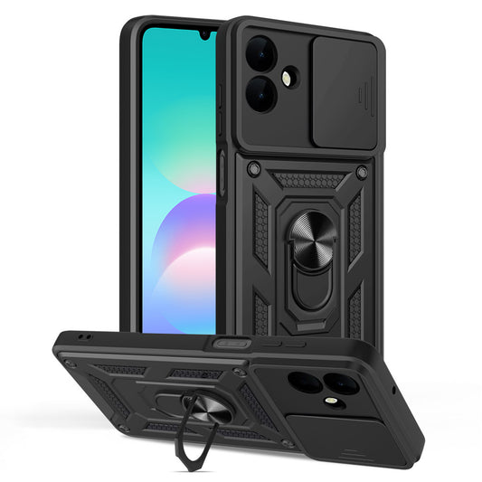Coque pour Samsung Galaxy A08 4G A085 / A07 5G A076, Techsuit, CamShield, Noire