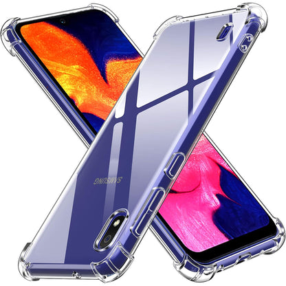 Case for Samsung Galaxy A10 A105, Techsuit, Shockproof Clear, Transparent