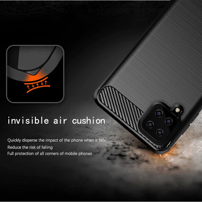Coque pour Samsung Galaxy A12 Nacho A127 / A12 A125, Techsuit, Carbone, Noire