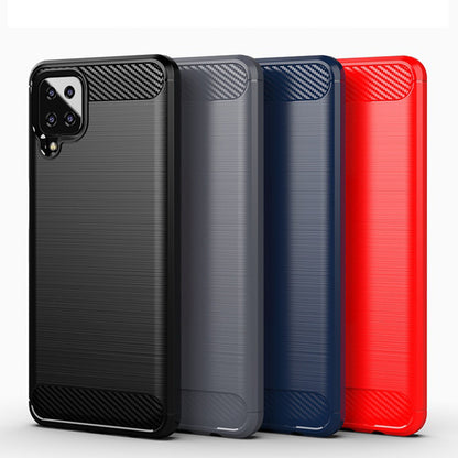 Coque pour Samsung Galaxy A12 Nacho A127 / A12 A125, Techsuit, Carbone, Noire