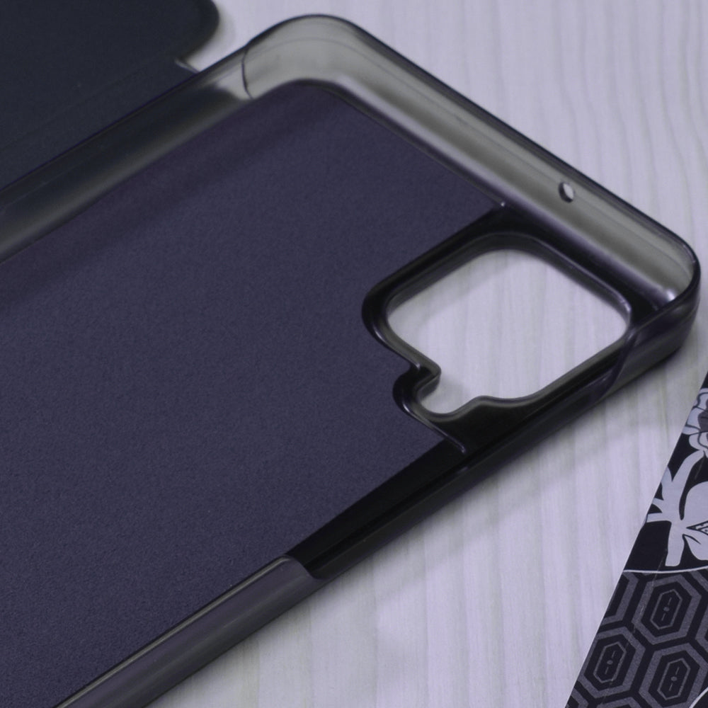 Coque pour Samsung Galaxy A12 Nacho A127 / A12 A125, Techsuit, eFold, Bleu Foncé
