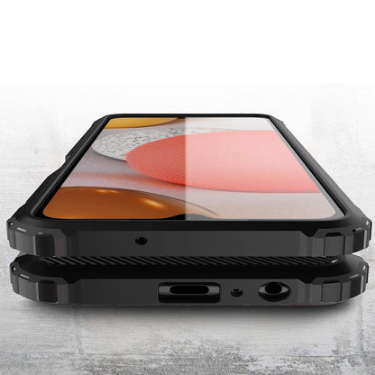 Coque pour Samsung Galaxy A12 Nacho A127 / A12 A125, Techsuit, Hybrid Armor, Noire