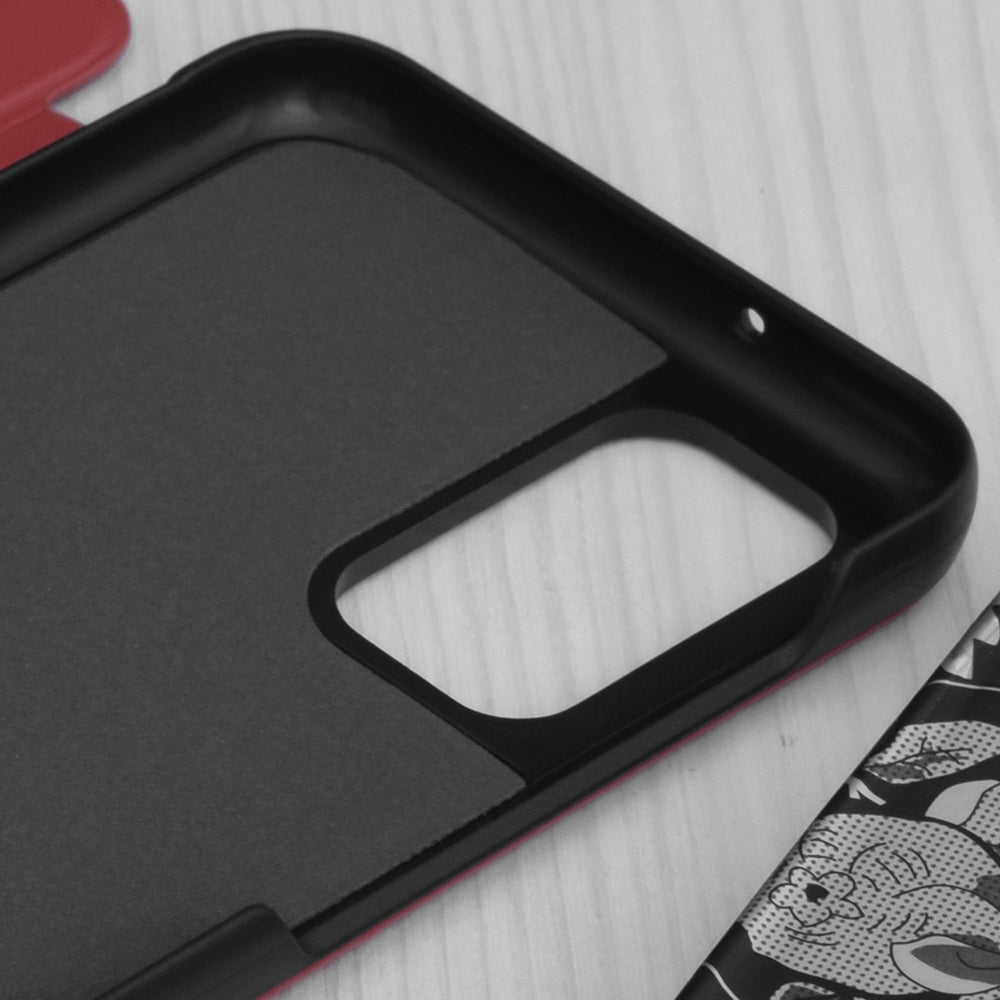 Coque pour Samsung Galaxy A13 A135, Techsuit, eFold, Rouge