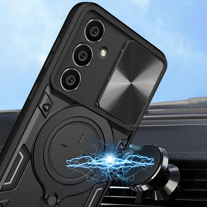 Coque pour Samsung Galaxy A14 A145 / A14 5G A146, Techsuit, CamGuard Pro, Noire
