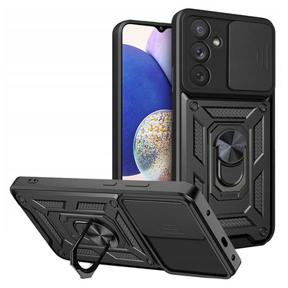 Coque pour Samsung Galaxy A14 A145 / A14 5G A146, Techsuit, CamShield, Noire