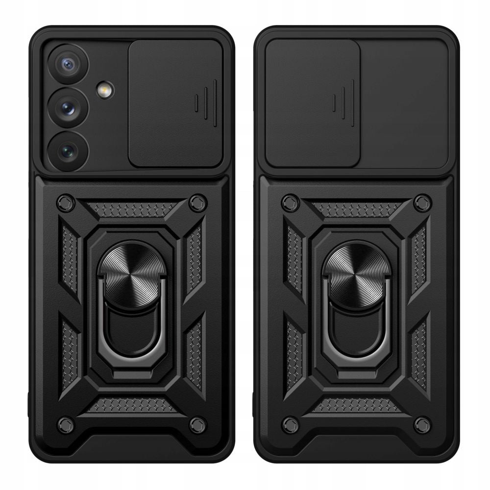 Coque pour Samsung Galaxy A14 A145 / A14 5G A146, Techsuit, CamShield, Noire