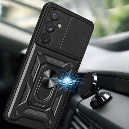 Coque pour Samsung Galaxy A14 A145 / A14 5G A146, Techsuit, CamShield, Noire