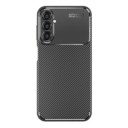 Coque pour Samsung Galaxy A14 A145 / A14 5G A146, Techsuit, Fibre de carbone, Noire