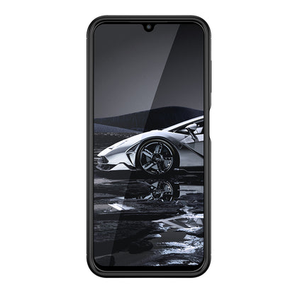 Coque pour Samsung Galaxy A14 A145 / A14 5G A146, Techsuit, Fibre de carbone, Noire