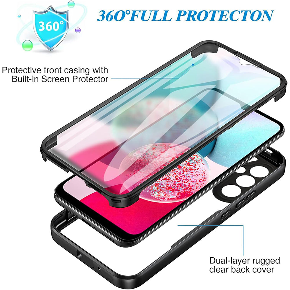 Coque pour Samsung Galaxy A14 A145 / A14 5G A146, Techsuit, ColorVerse 360, Violet